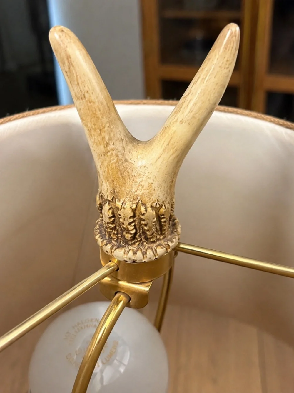 Safavieh Sundance Faux Antler Table Lamp Brown Rustic Lodge Decor